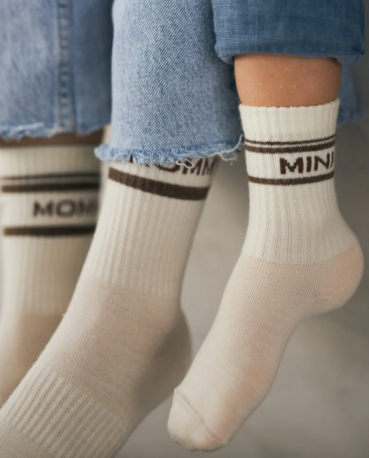 MINI Socken wool brown