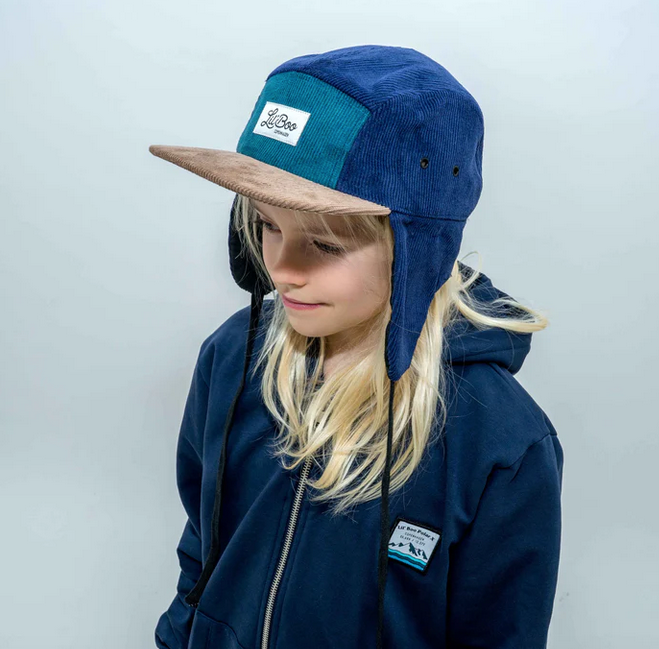 Corduroy Block 5 Panel Cap | LIl´BOO