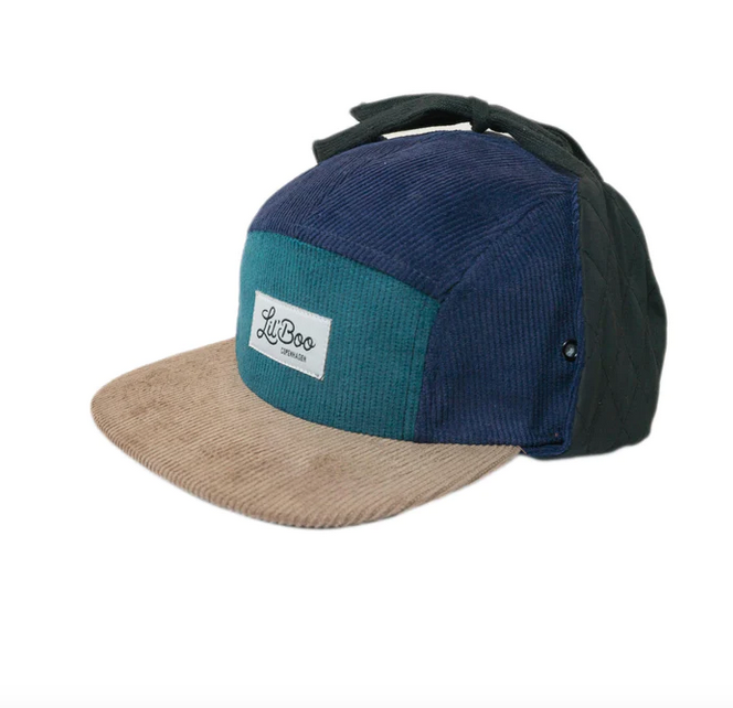 Corduroy Block 5 Panel Cap | LIl´BOO