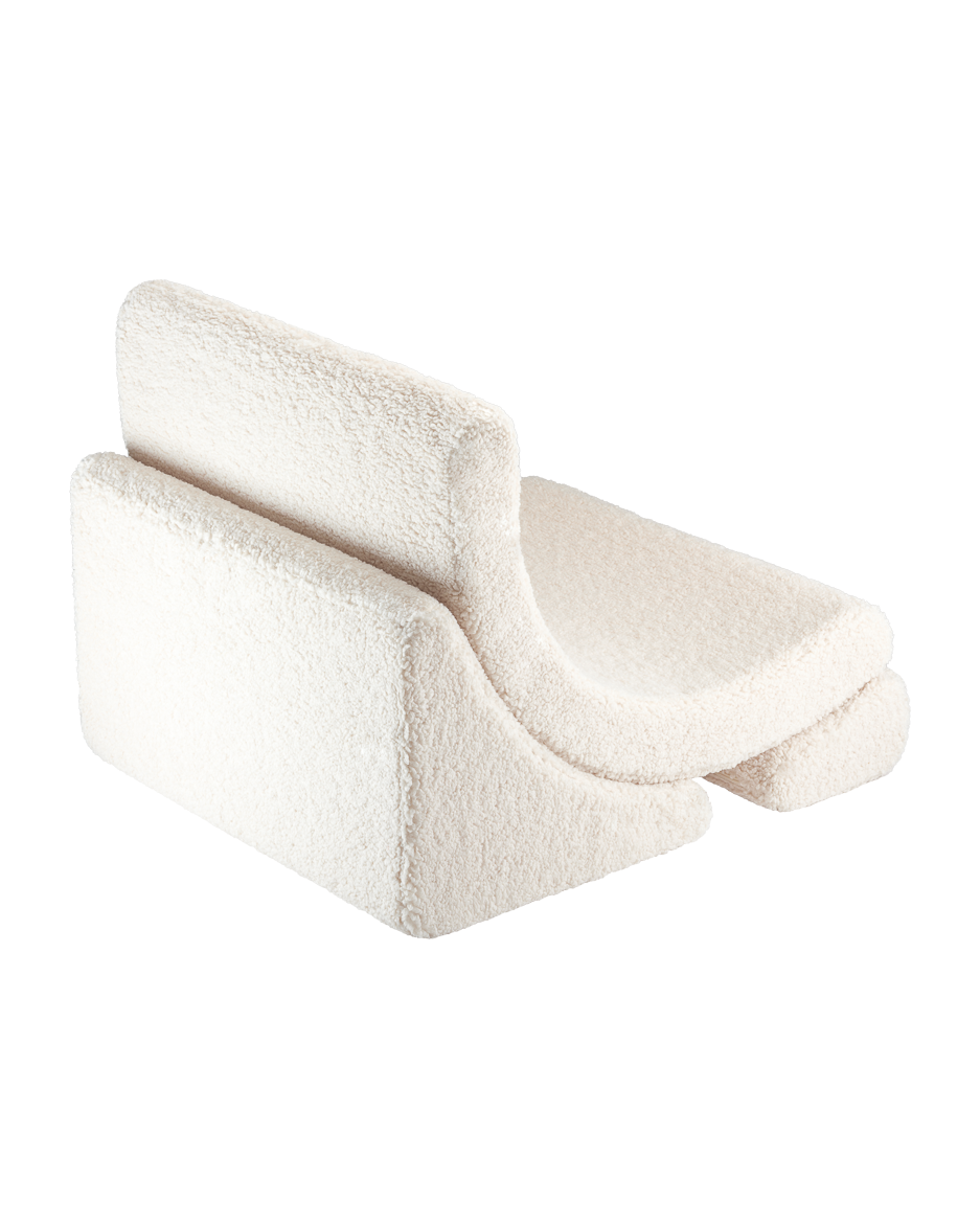 Cream White Moon Chair