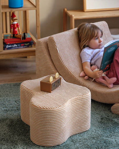 Brown Sugar Cloud Pouffe